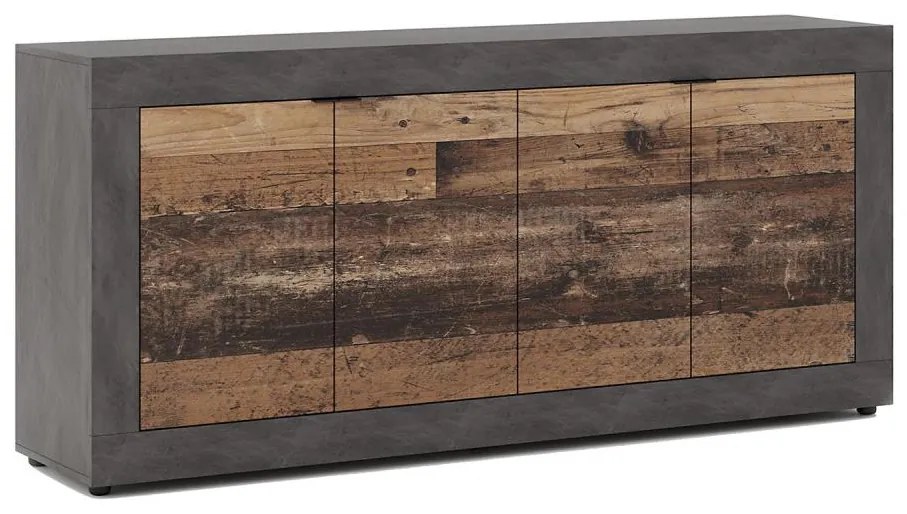 Комод RUNEA тъмно кафяв/антрацит