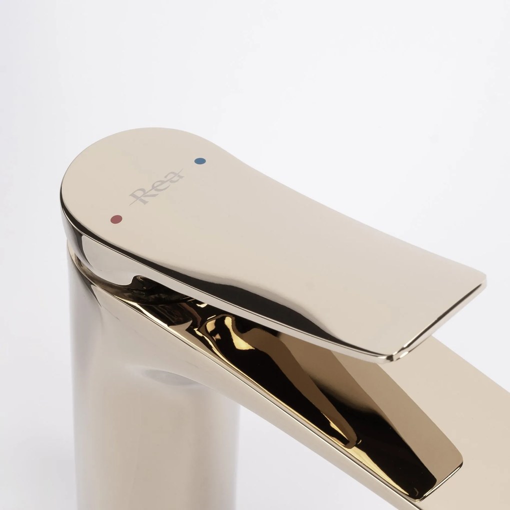 Смесител за мивка PREMIUM REA Vision Gold Low