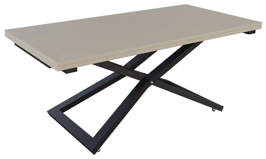 Разтегателна маса с повдигащ механизъм ВЕНЕЦИЯ - МДФ мат 003 аметист грей