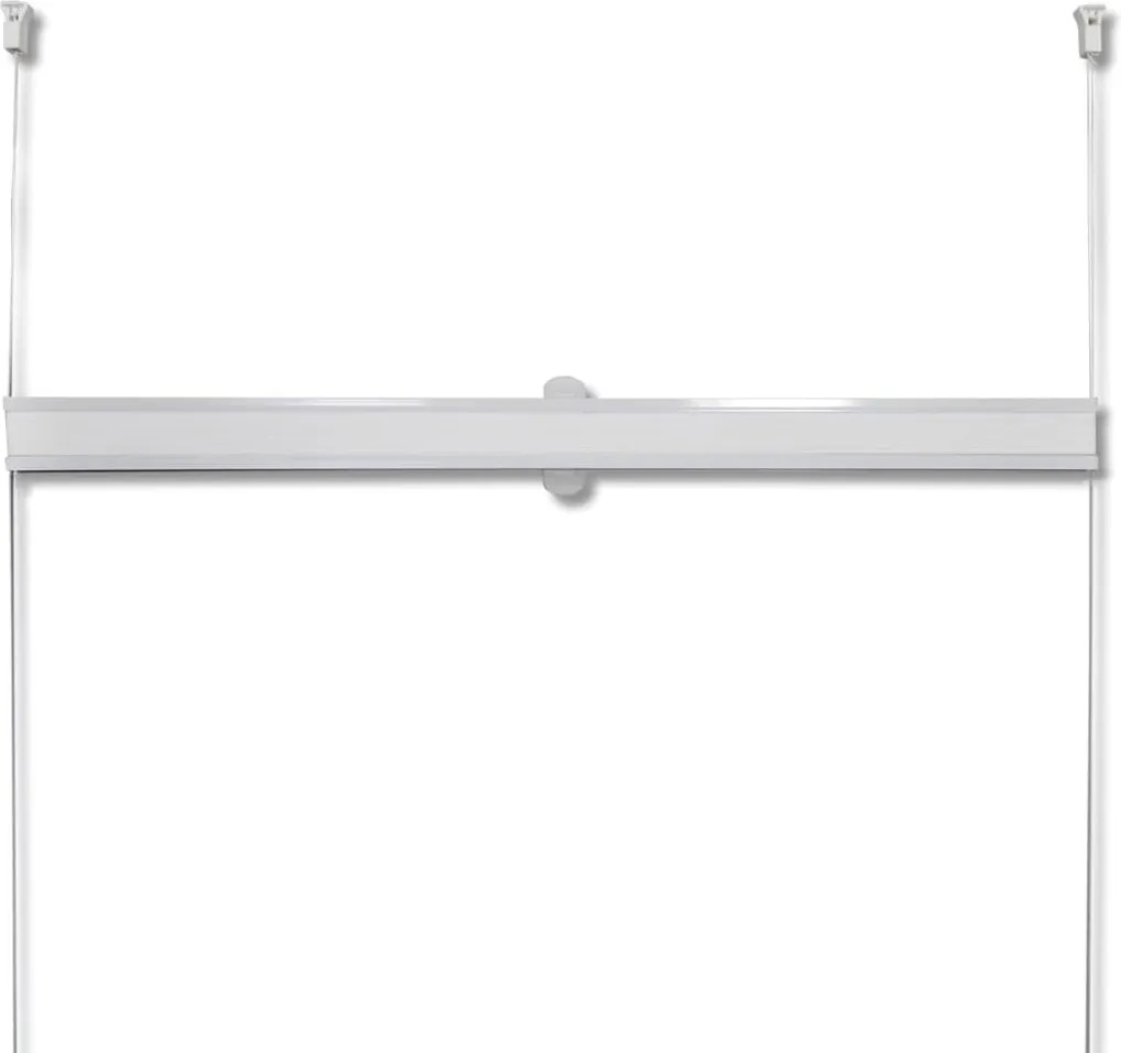 Плисирана щора 60 х 200 см, бяла