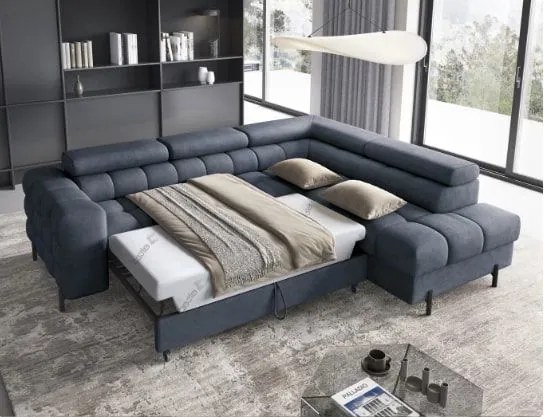 Ъглов диван Ferucce-Mple Skouro-Right