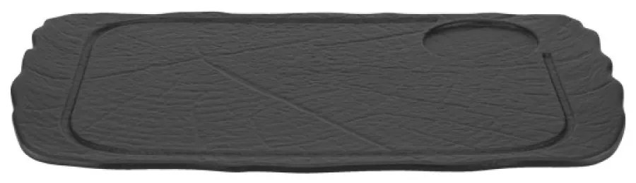 Horecano - Порцеланово плато за презентация 35x24см WILLOW BLACK-(HC-56872)