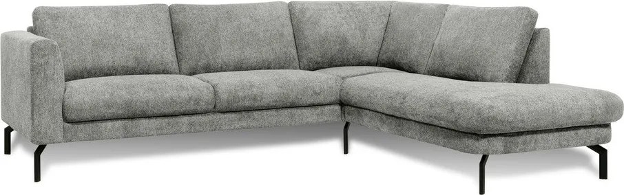 Светлосив ъглов диван (десен ъгъл) Gomero – Scandic