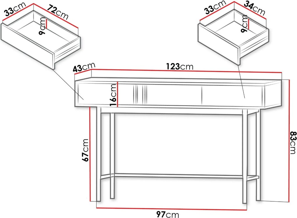 Конзола Alsy Reg-Дърво