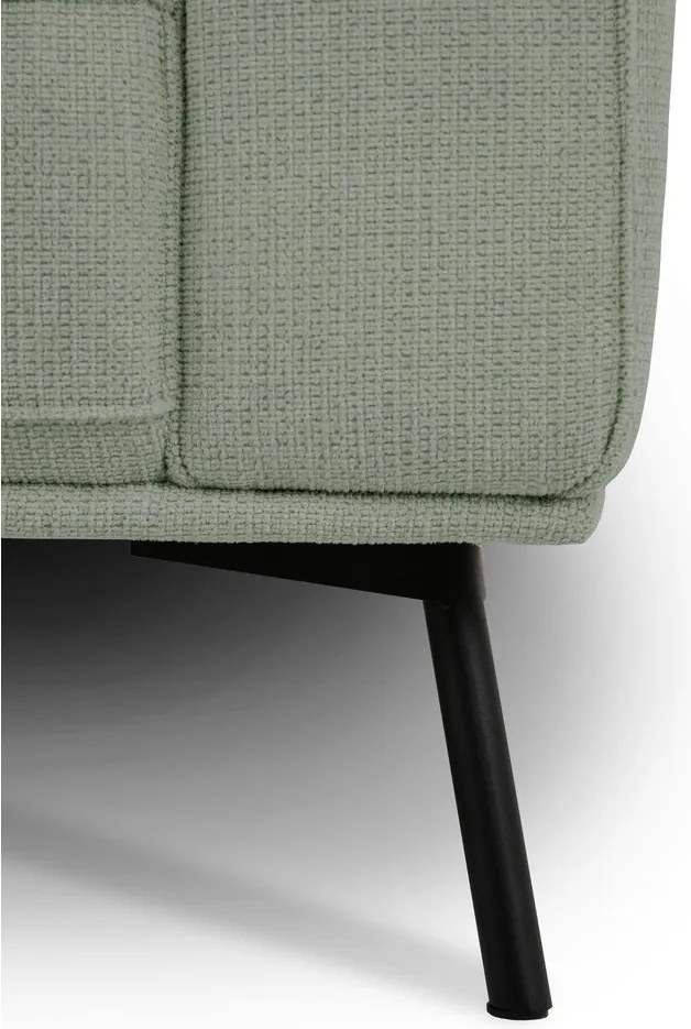 Зелен шенилов ъглов диван (ляв ъгъл/L форма) Amsterdam – Scandic