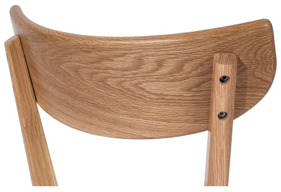 Дъбов трапезен стол със сива седалка Arch - Bonami Essentials