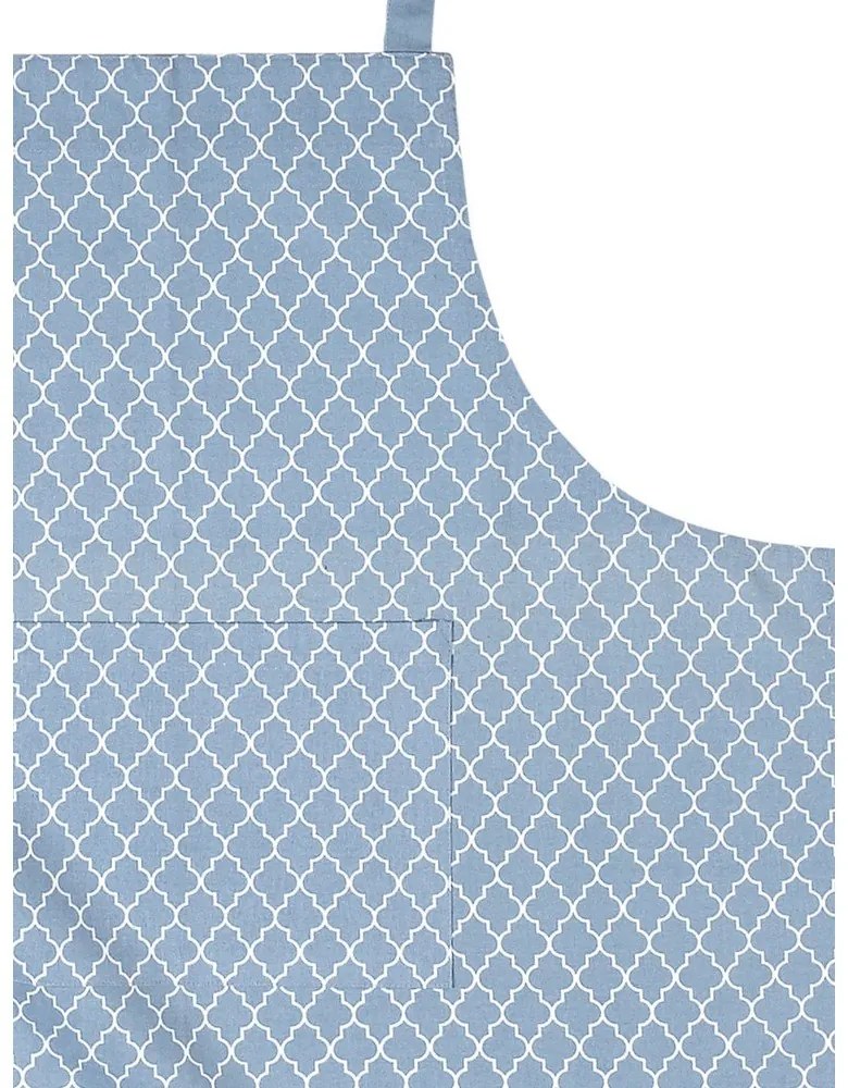 Светлосиня памучна престилка Arabesk - Tiseco Home Studio