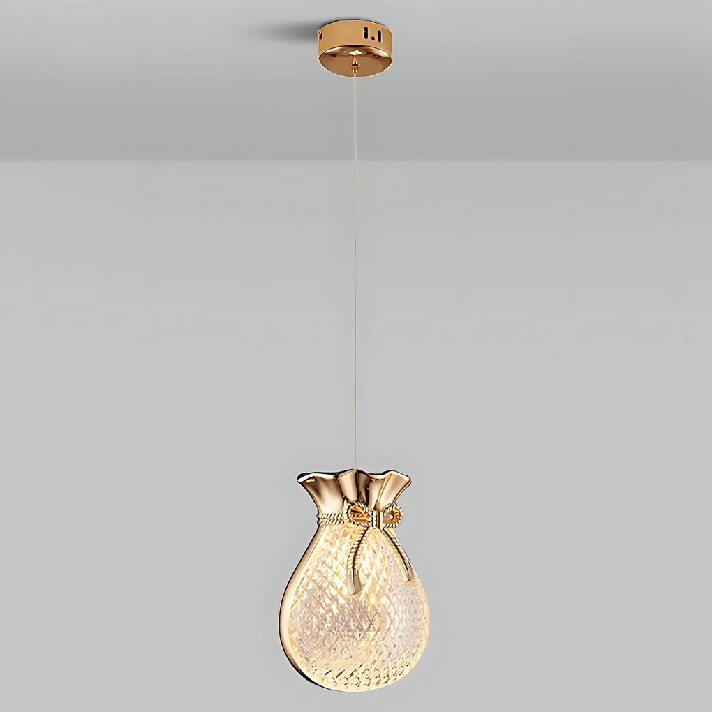 Висяща таванна лампа LHJ107-1CP light rose gold