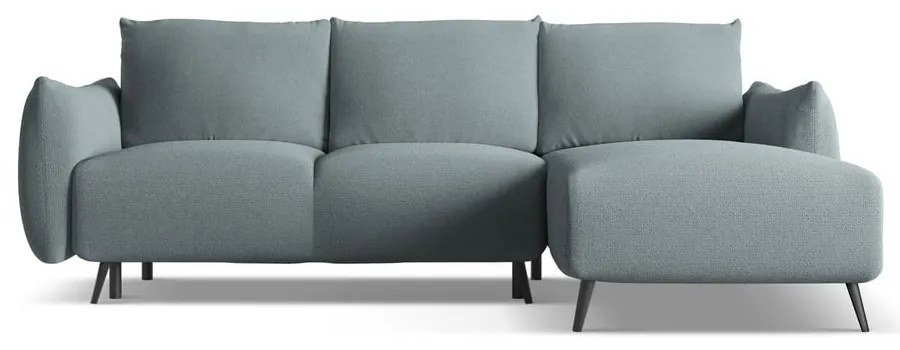 Светлосин ъглов диван (десен ъгъл) Malie – Makamii