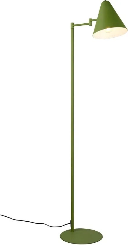 Зелена подова лампа с огъваща се структура (височина 126,5 cm) Cosima – Trio