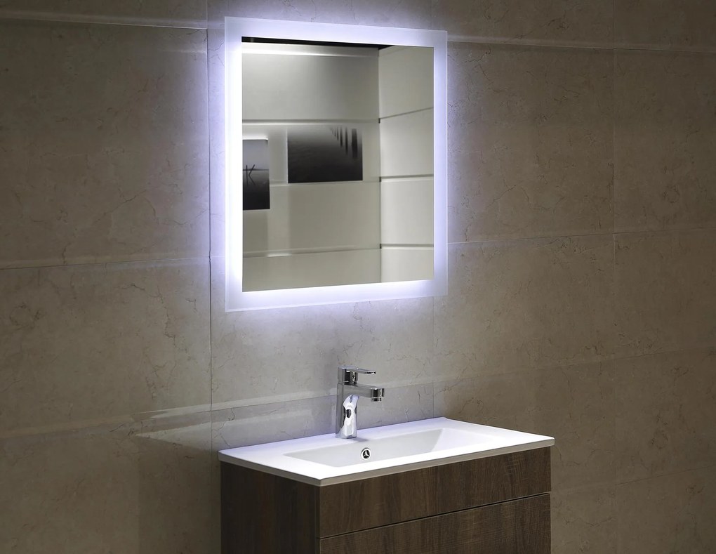 LED огледало с нагревател ICL 1803 - 100, 100x100см