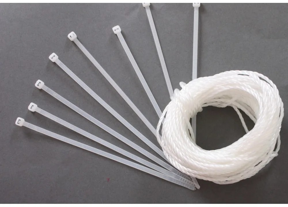 Бял пластмасов параван за балкон 300x90 cm - Garden Pleasure