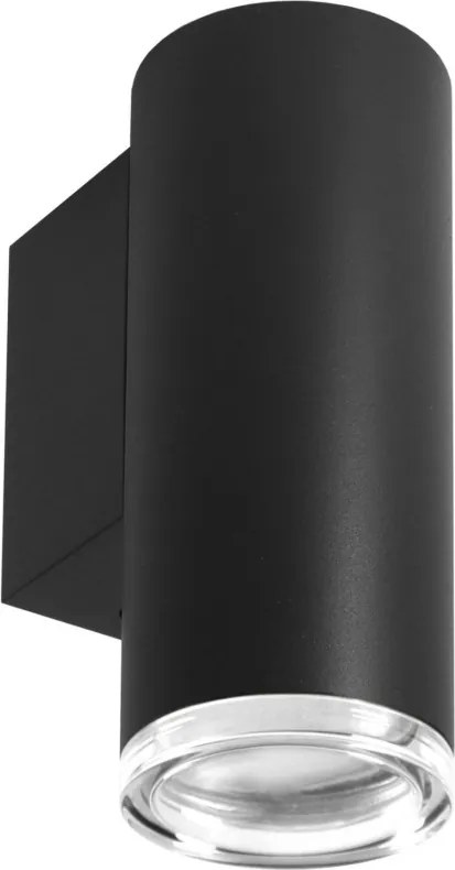 Димируема LED RGBW стенна лампа за баня TURYN 1xGU10/6W/230V IP44 черна