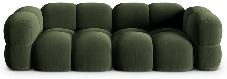 Зелен кадифен диван 250 cm Loretto – Cosmopolitan Design
