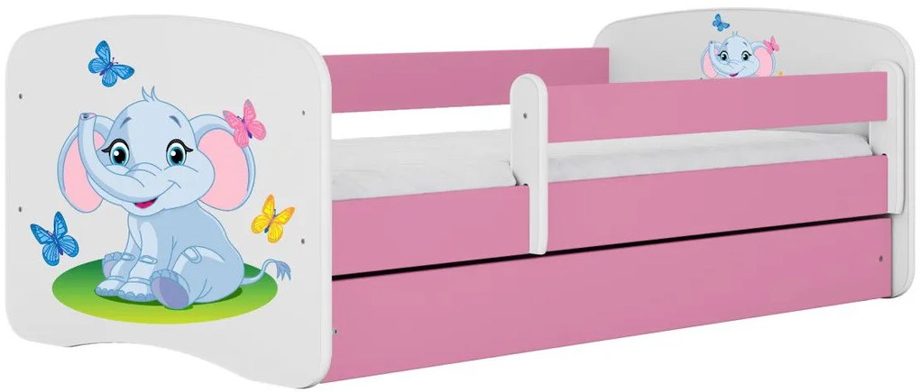 Παιδικό κρεβάτι Babydreams Cartoon-Roz-160 x 80-Elephant