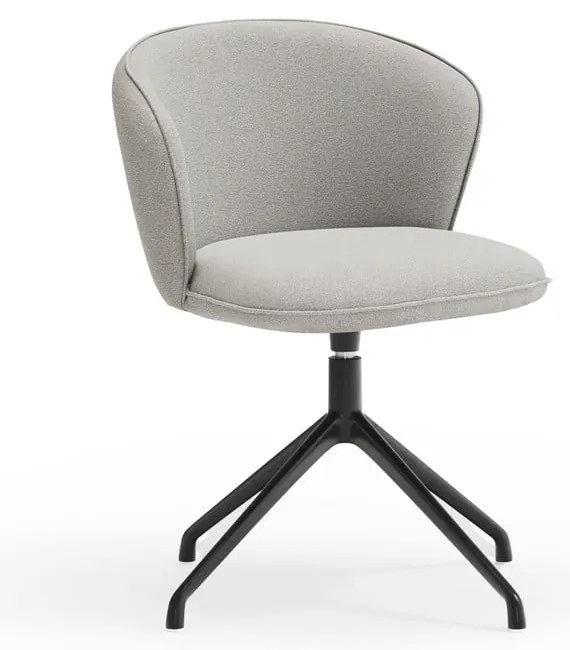 Светлосиви тапицирани трапезни столове в комплект 2 бр. Add – Teulat