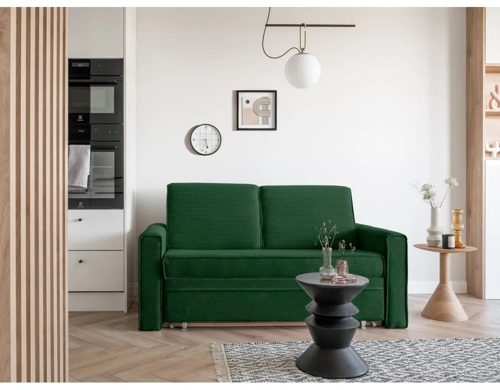 Тъмнозелен разтегателен диван 168 cm Lucky Lucy - Miuform