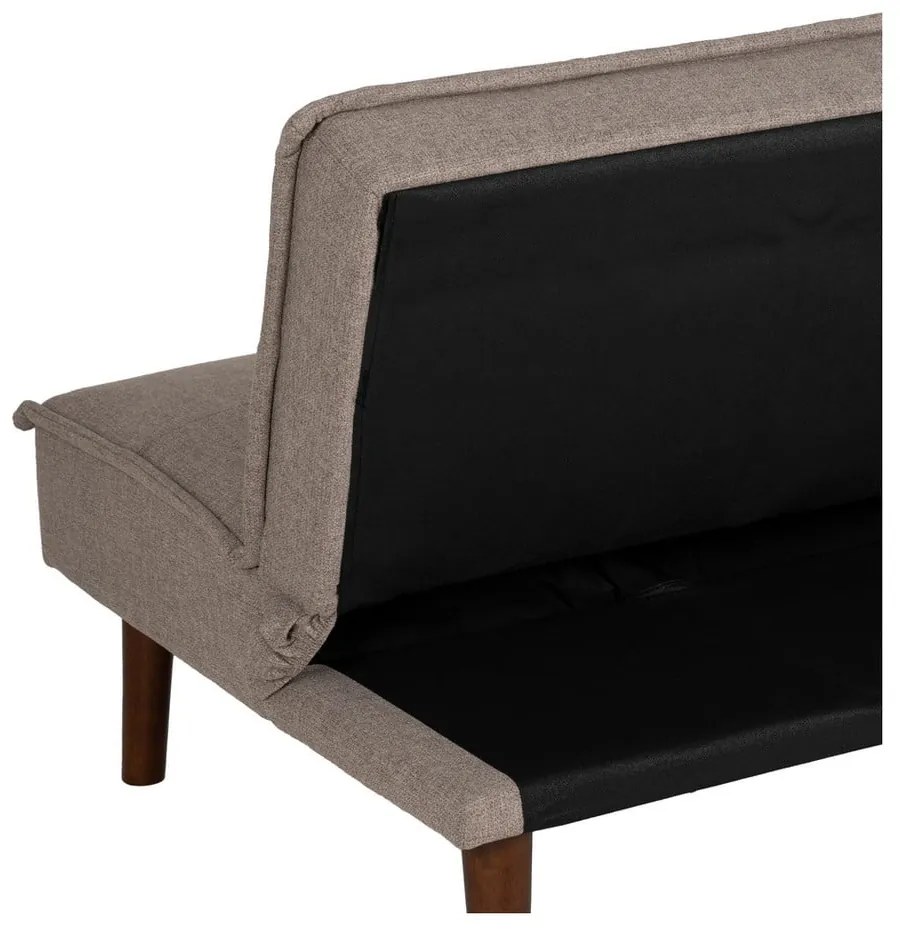 Сиво-бежов шенилов разтегателен диван 181 cm – Ixia