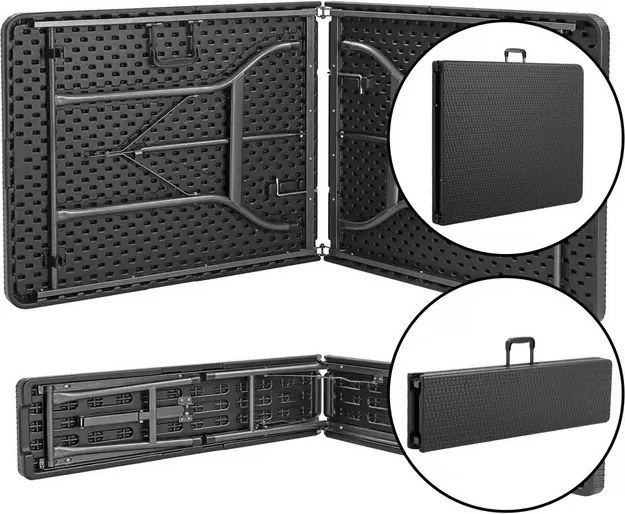 Пивоварен комплект Malmö - сгъваема маса + 2 пейки