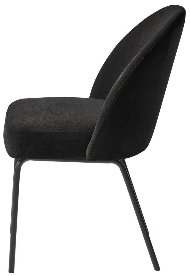 Черен трапезен стол Creston - Unique Furniture