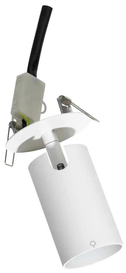 Комплект от 6 модерни вградени спота бели GU10 50mm - Chels