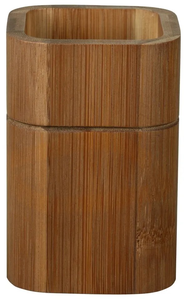 Кафяв бамбуков комплект аксесоари за баня Serro – Wenko