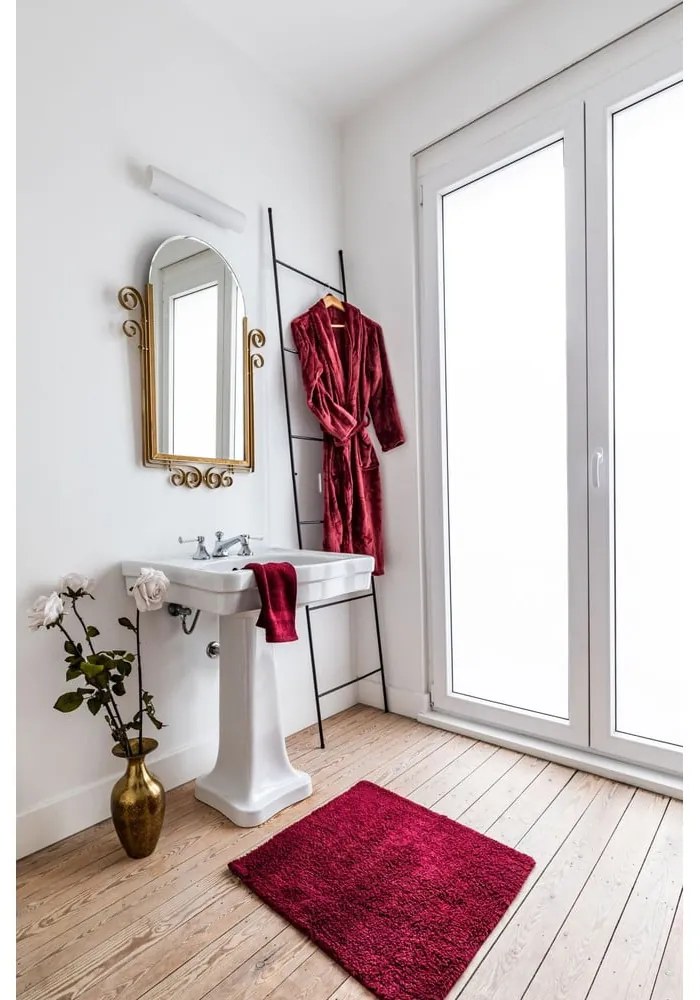 Халат за баня от микроплюш в цвят бордо, размер L/XL Cosy - Tiseco Home Studio