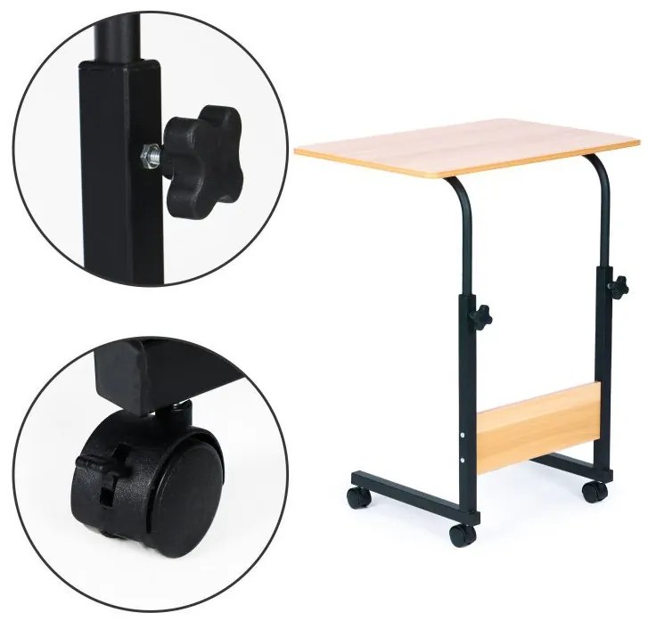 Масичка за лаптоп с колелца