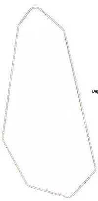 Стенно огледало от масивно дърво 39,5x90 cm Basil – Dutchbone