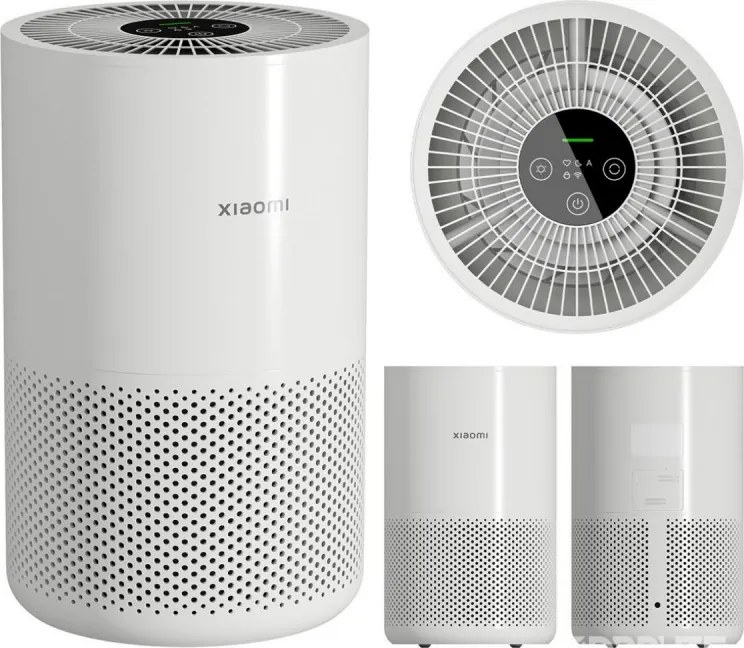 Пречиствател за въздух Xiaomi Smart Air Purifier 4 Compact BHR5860EU, 27W, 27 м2, 230м3/ч, PM2.5, Индикатори за качество на въздуха, SMART, Mi Home, Бял