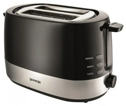 Тостер Gorenje T850BK, 850W, 7 степени, Размразяване, Бутон за изхвърляне, Черен