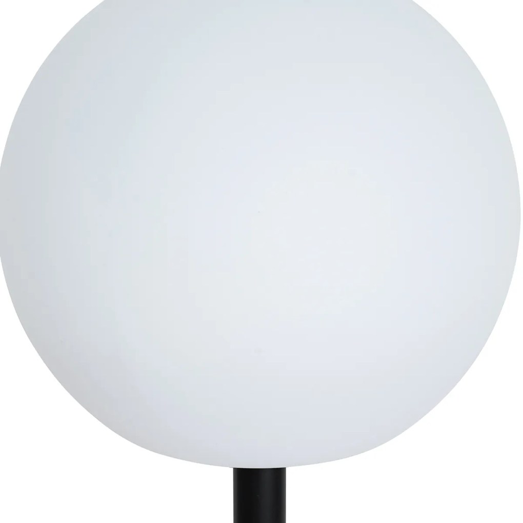 Външна лампа бяла 30 см с LED IP44 Solar RGBW - Ludger