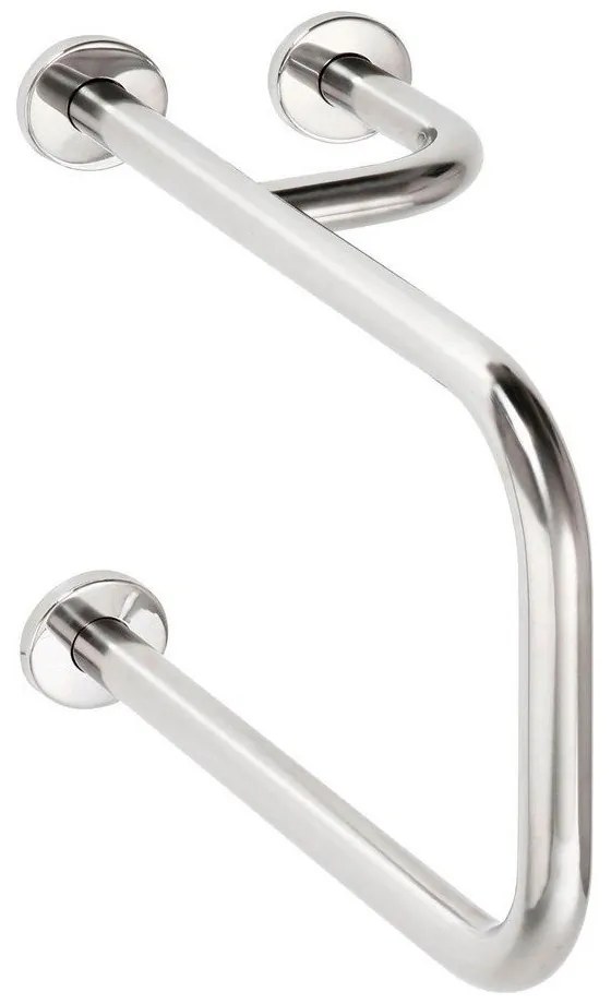 Стенен парапет за баня от неръждаема стомана 52 cm Handicap Right – Sapho