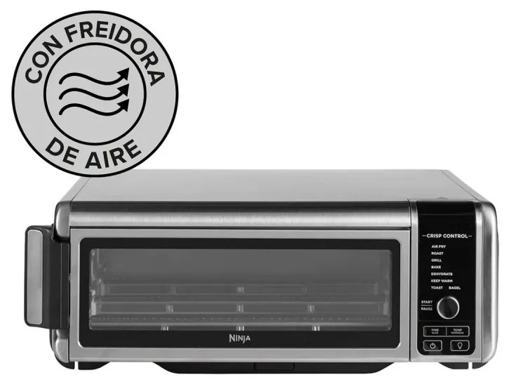 Мултифункционална фурна 8в1 Ninja SP101EU Foodi, 2400W, 10L, Air fry/Roast/Bake/Toast, Компактна, Инокс