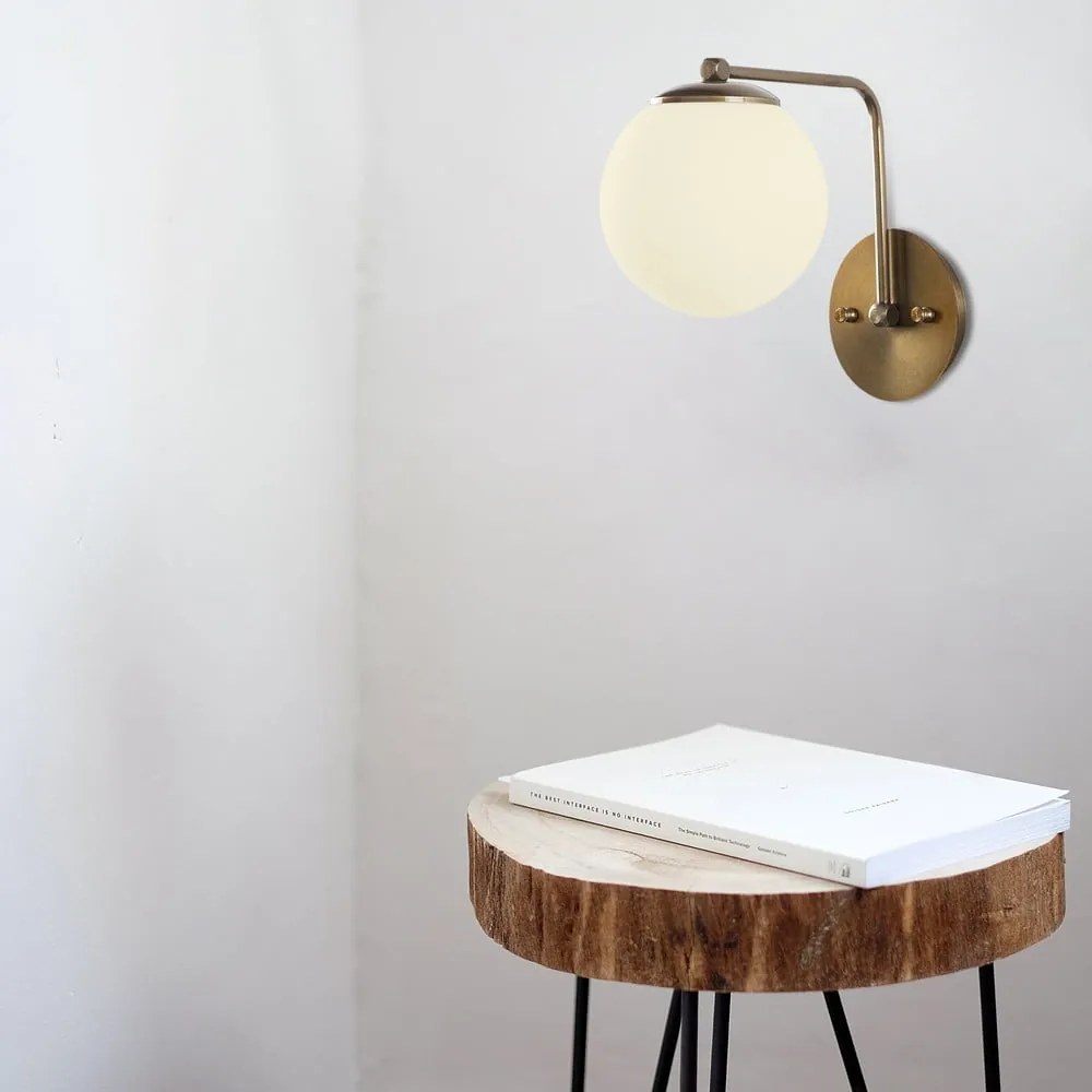 Стенна лампа в златисто ø 15 cm Daisy – Opviq lights