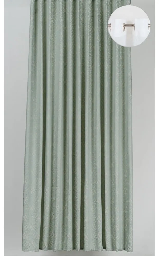 Завеса в ментов цвят 135x260 cm Sesimbra - Mendola Fabrics
