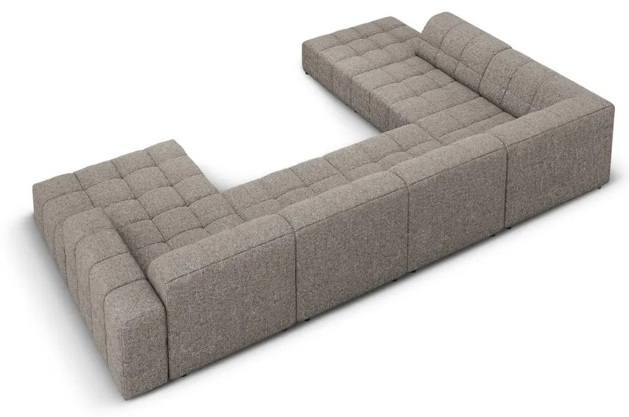 Тъмносив ъглов диван (ляв ъгъл/"U" форма) Chicago – Cosmopolitan Design