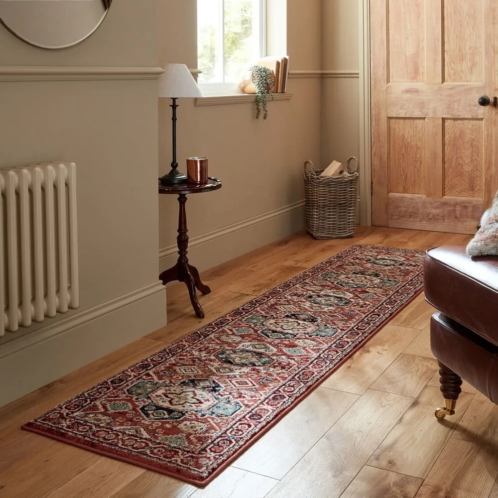 Червена пътека 66x300 cm Gillingham – Flair Rugs