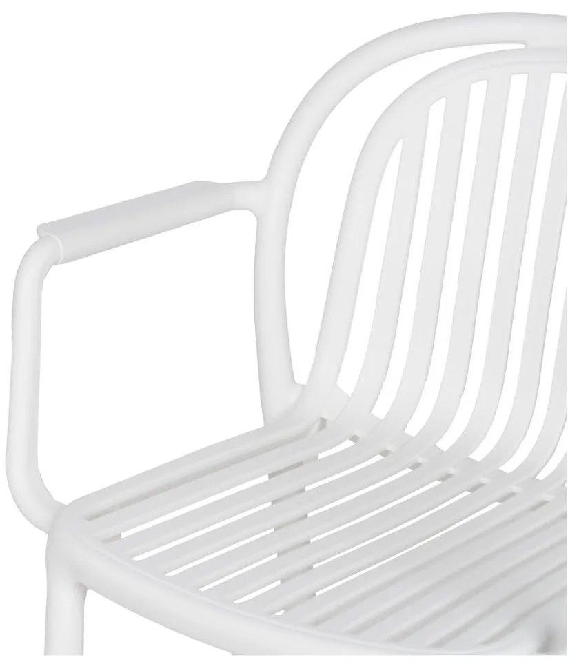 Бял пластмасов трапезен стол Alia – Ixia