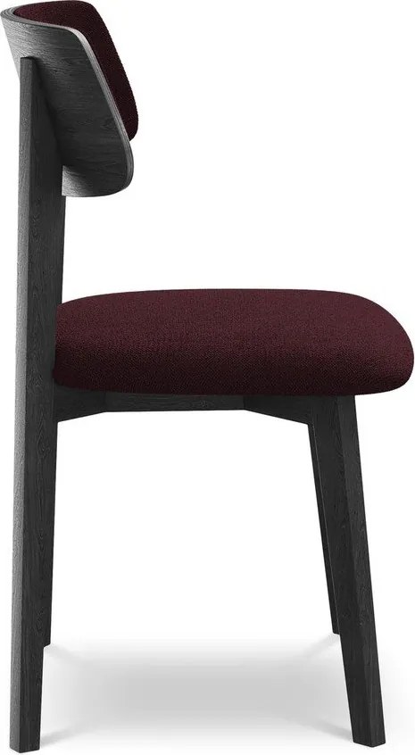 Бордо трапезен стол от масивна дървесина Niu – Makamii