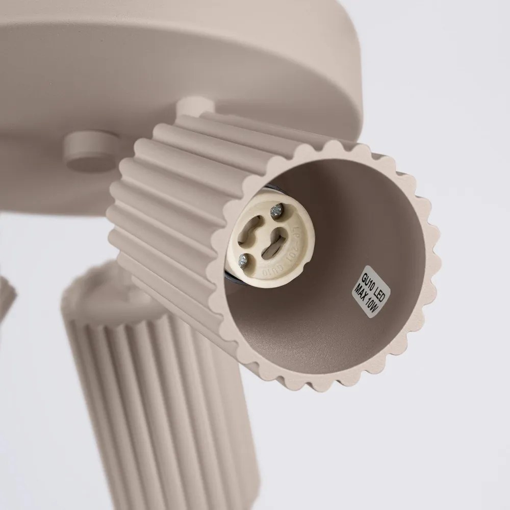 Кафяво-сив метален прожектор Gleam – Sollux