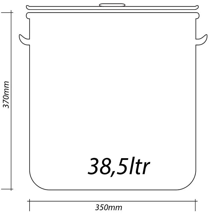 Казан с капак SAPIR SP 1211 - 172 литра