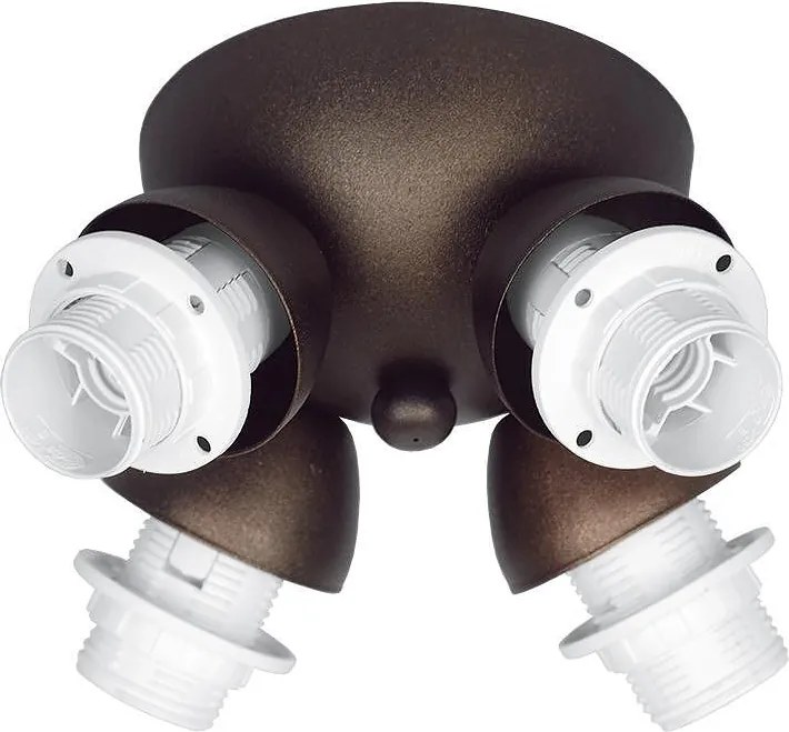 Арматура за плафон СПРИНГ, патина, 4xE14