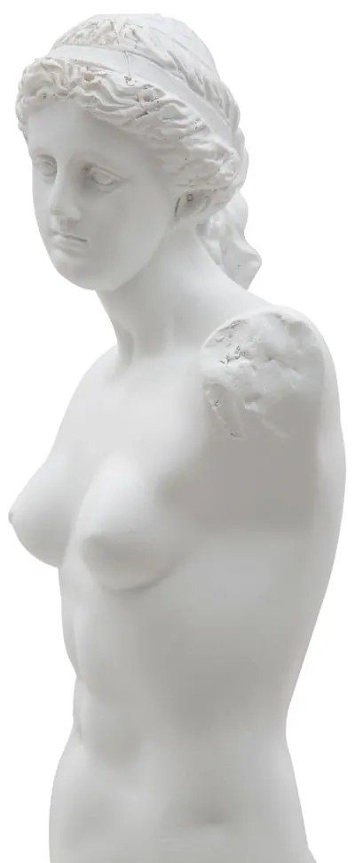 Бяла декоративна фигурка Statua Woman - Mauro Ferretti