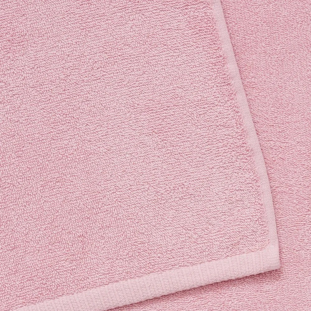 Розова бързосъхнеща памучна кърпа от тери 50x85 cm Quick Dry – Catherine Lansfield