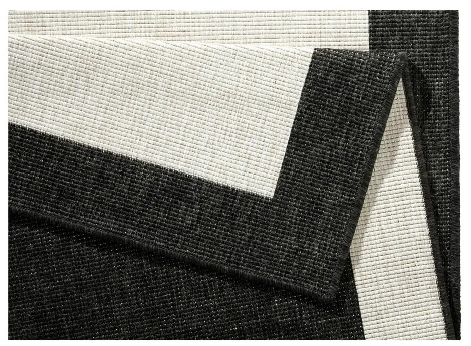 Черно-кремав килим за открито , 160 x 230 cm Panama - NORTHRUGS