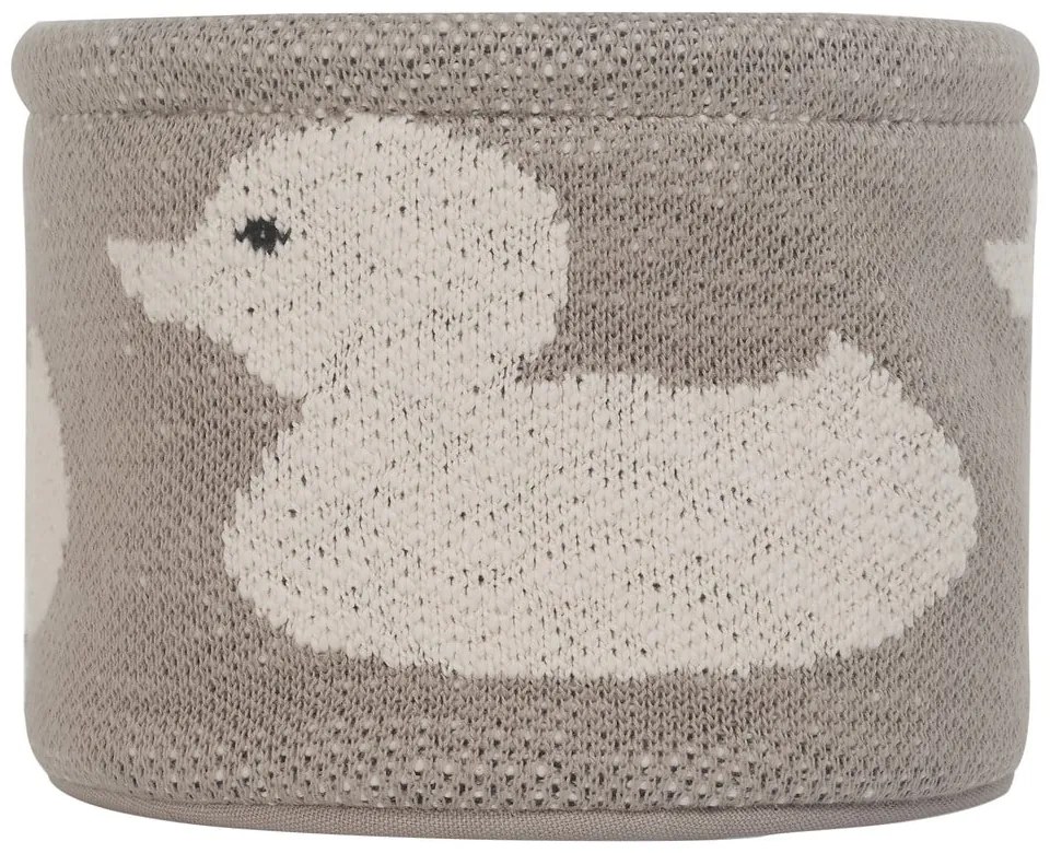 Бежов памучен органайзер Патица, ø 16 cm - Kindsgut