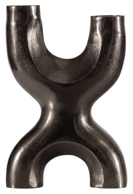 Черен метален свещник X Don - WOOOD