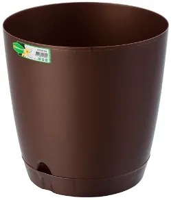 Саксия цветна №2 1.5L кафява (5410)