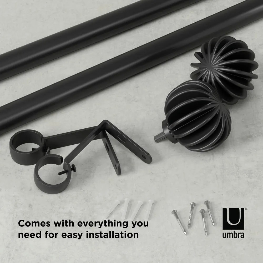 Стоманен разтегателен корниз 107 - 305 cm Finn - Umbra